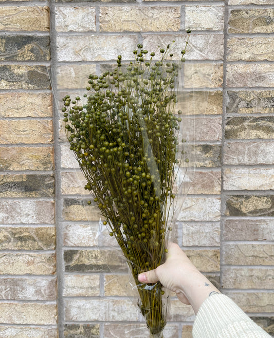 Dried Flax Bouquet