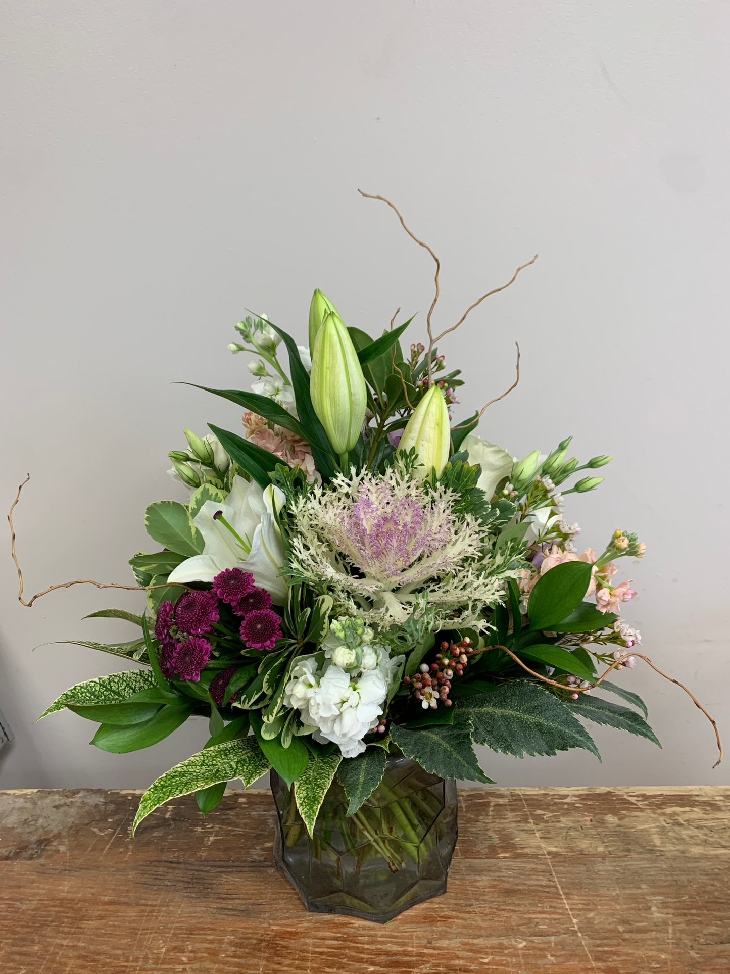 Winter Table Arrangement