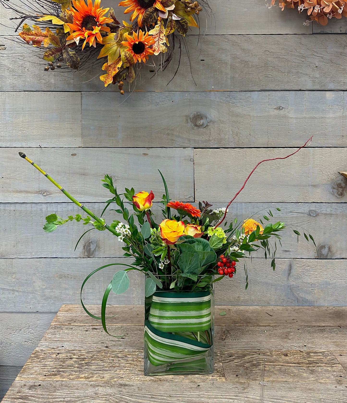 Seasonal Table Arrangement