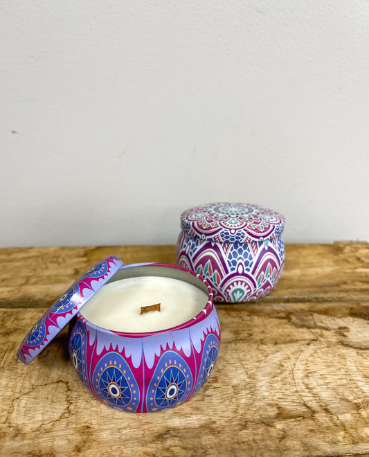 Seasonal Little White Lantern Candles