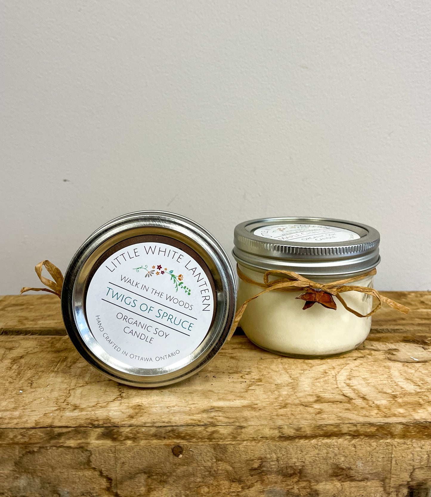 Seasonal Little White Lantern Candles