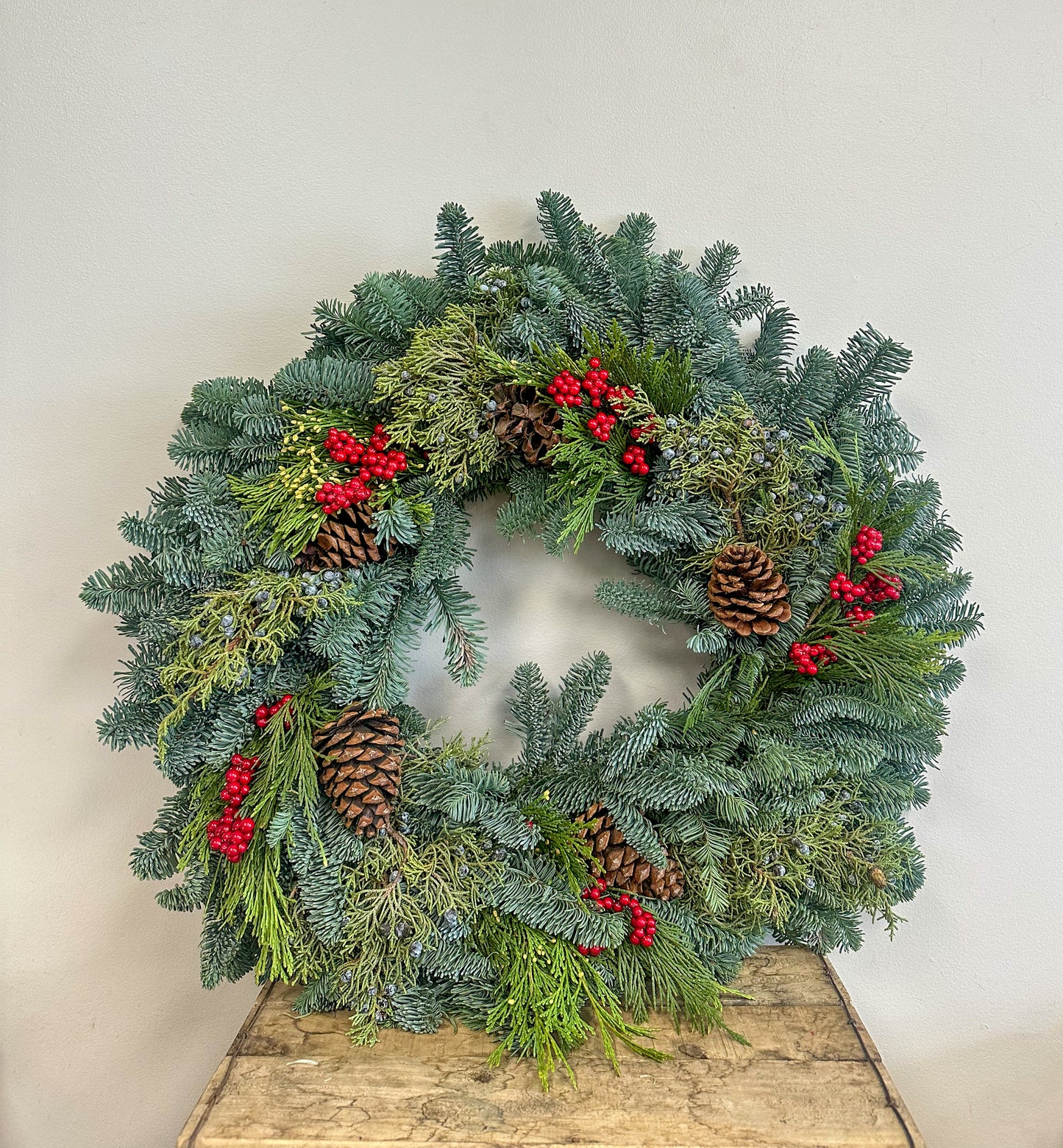 Fresh Pine & Cedar Wreath