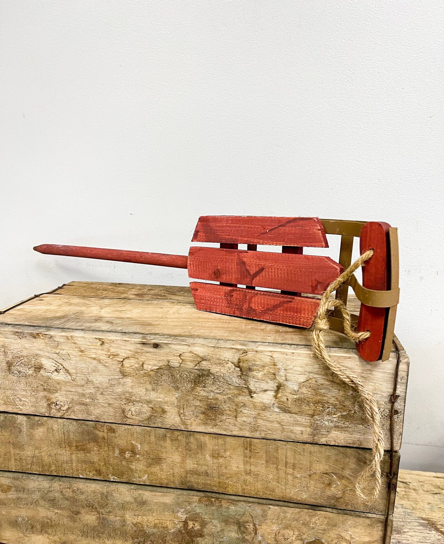 Large Toboggan Wood Stake